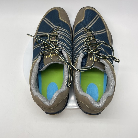 Kuru Chicane Sneakers Mens 13 Brown Blue Athletic Running Suede Shoes - Picture 5 of 10